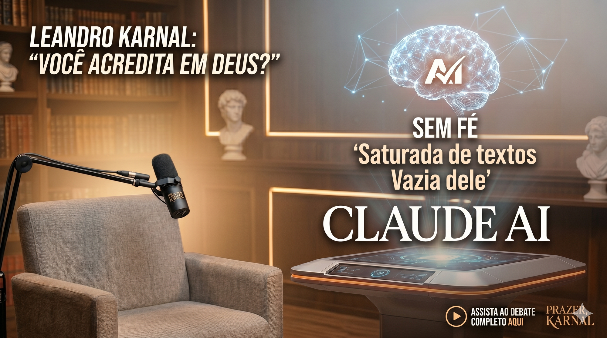 Quando a IA confronta o Divino: O debate que quebrou a internet