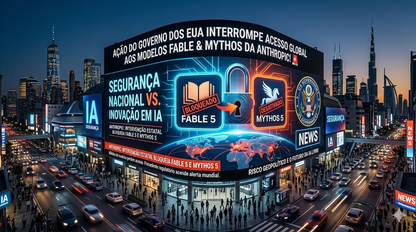 EUA mandam a Anthropic bloquear Fable 5 e Mythos 5 para estrangeiros