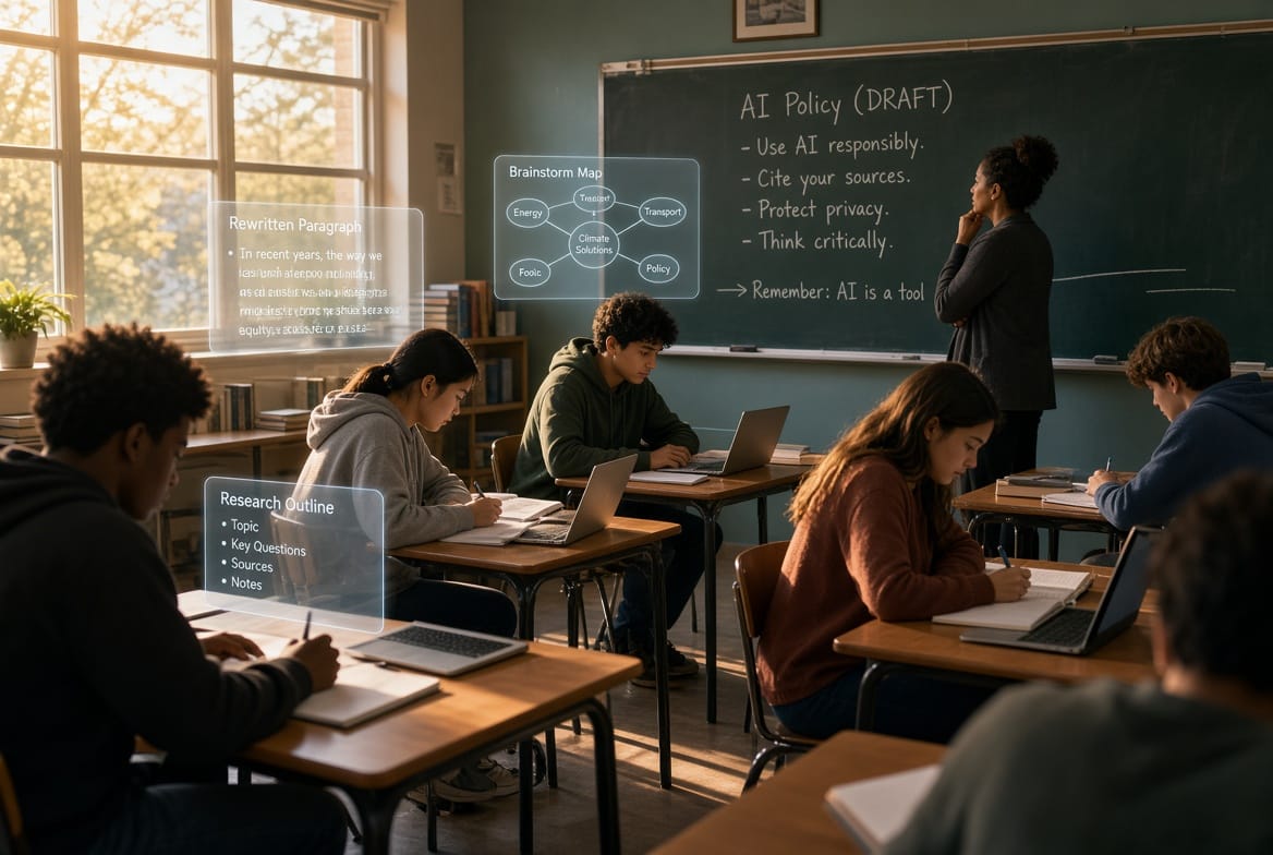 A escola já usa IA. Só que ainda não decidiu como.